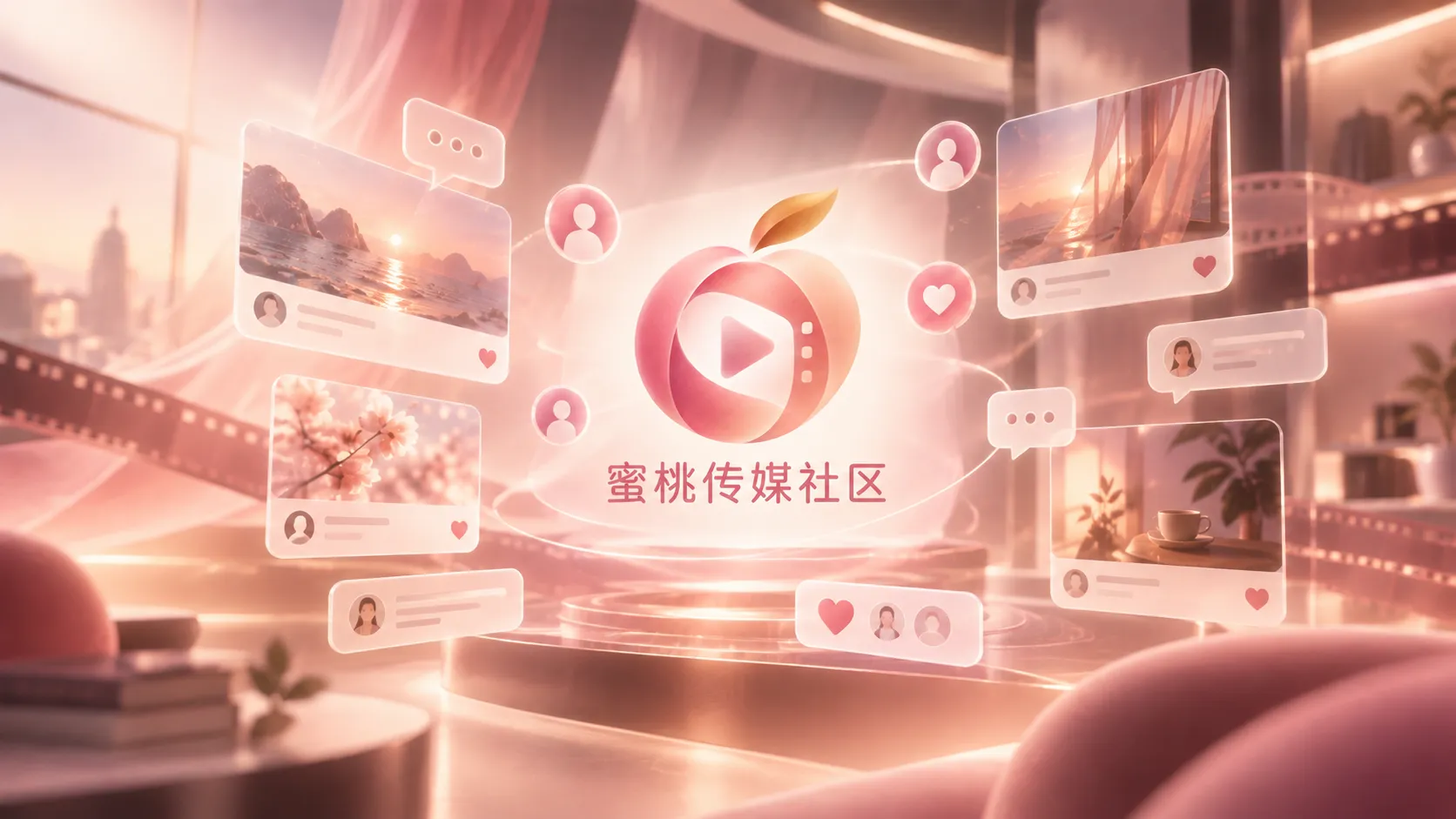 蜜桃传媒社区与APP使用主题